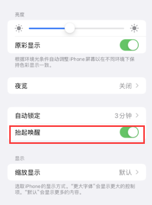 石狮苹果授权维修站分享iPhone轻点无法唤醒怎么办