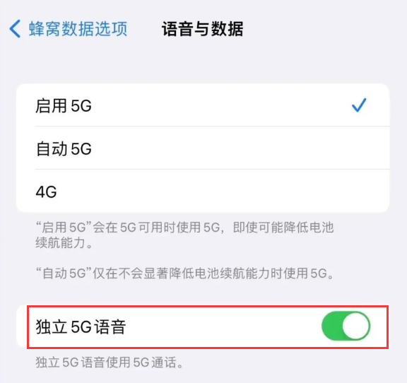石狮苹果14维修分享iPhone 14 Pro如何开启VoNR 