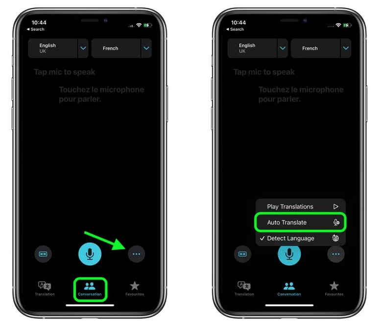 石狮苹果手机维修分享iOS 15 “翻译” App 新改进 